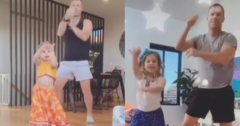 David Warner Shares Adorable Video With His Daughter Dancing On A Bollywood Song