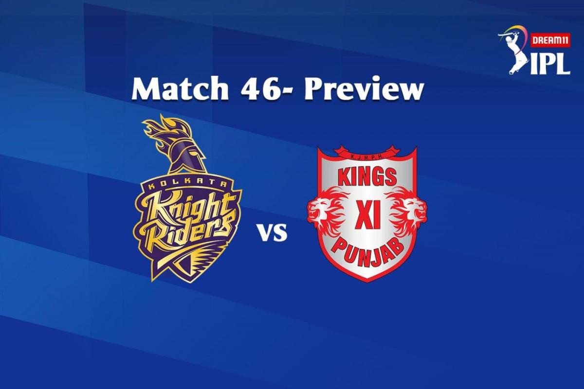 Match 46 KKR Vs KXIP Match Prediction, Head-To-Head Stats And More