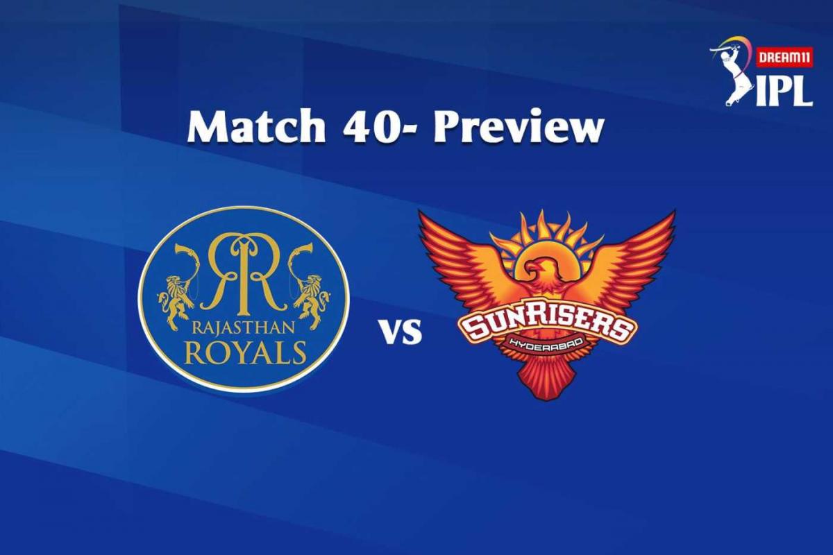 RR Vs SRH Match 40 IPL 2020