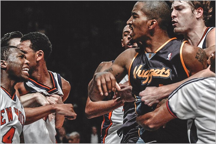 Most infamous brawl in history of NBA