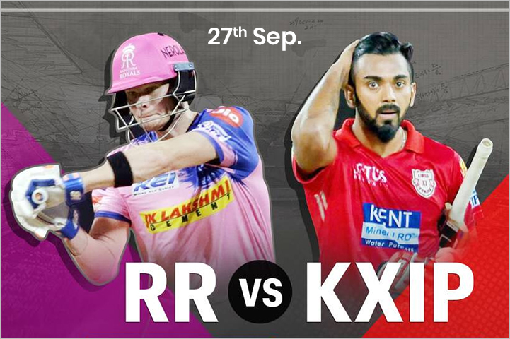 Rajasthan Royals (RR) Vs Kings XI Punjab (KXIP), 27th September, IPL 2020-Best IPL Matches