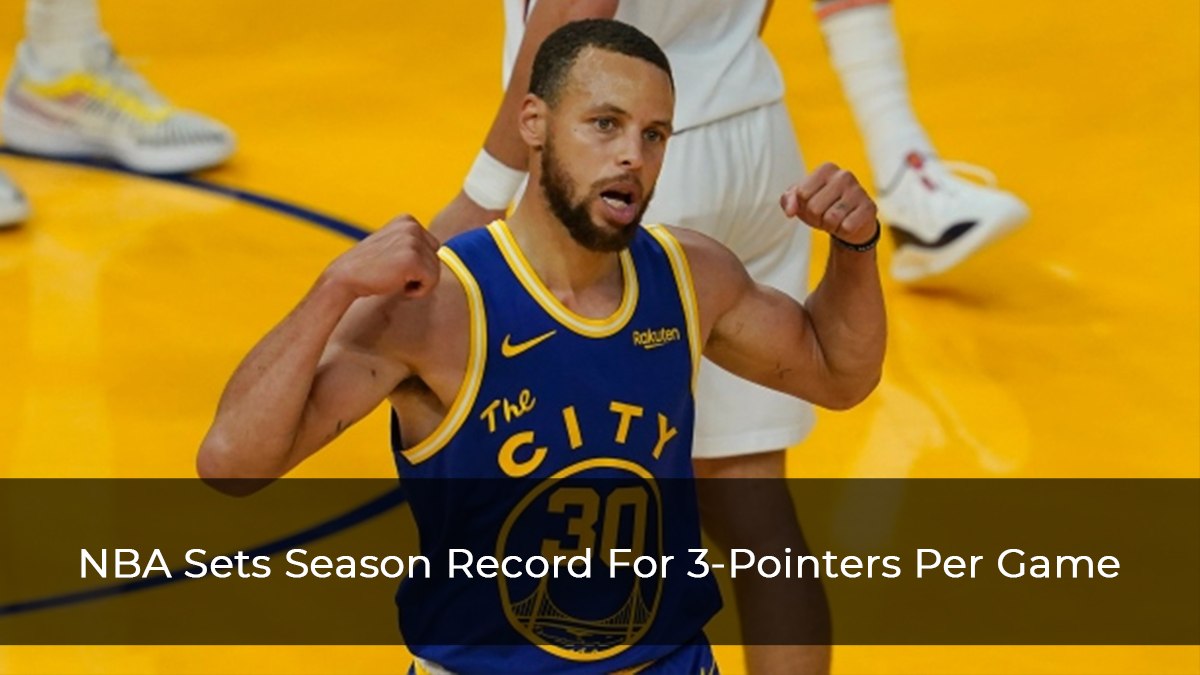 NBA Sets Season Record For 3-Pointers Per Game