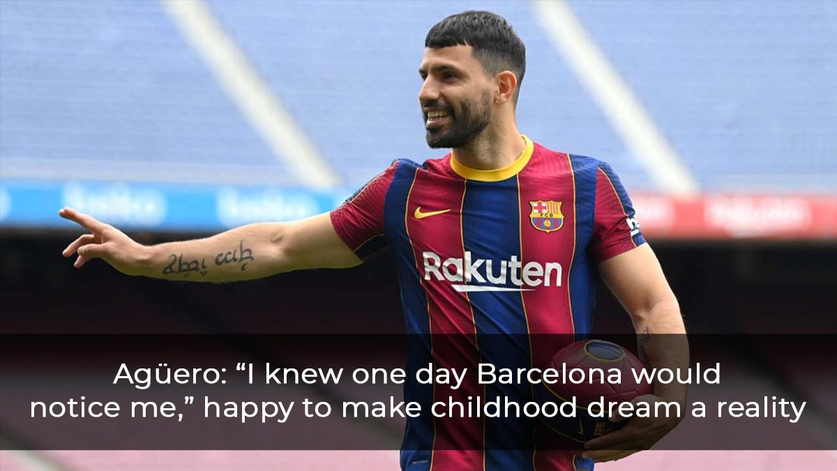 Sergio Agüero Happy After As Childhood Dreams Become Reality