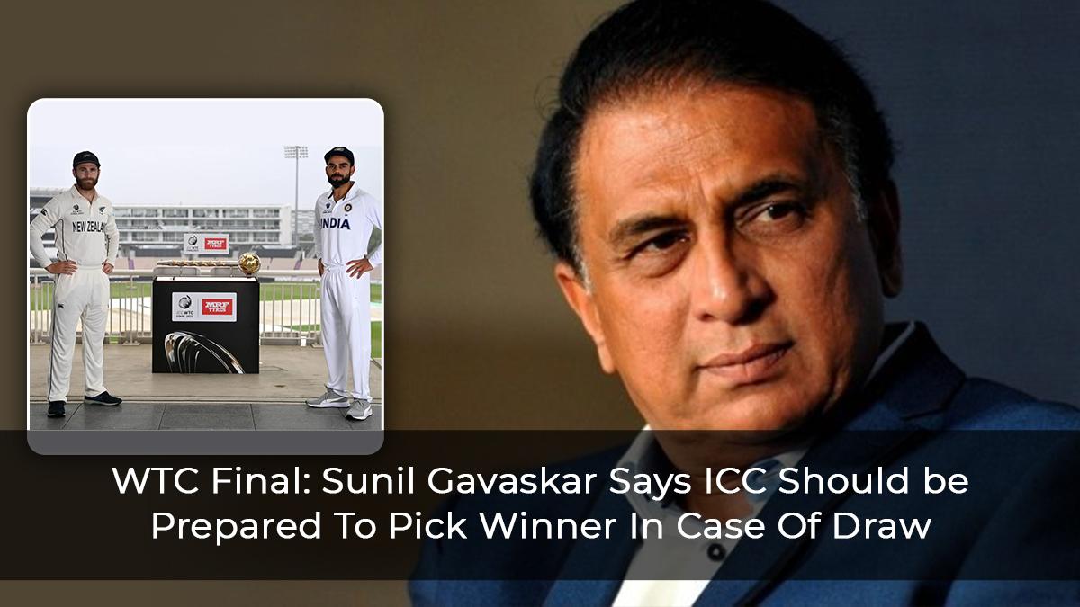 WTC Final: Sunil Gavaskar Says ICC Should Come Up With Formula To Pick Winner In Case Of Draw
