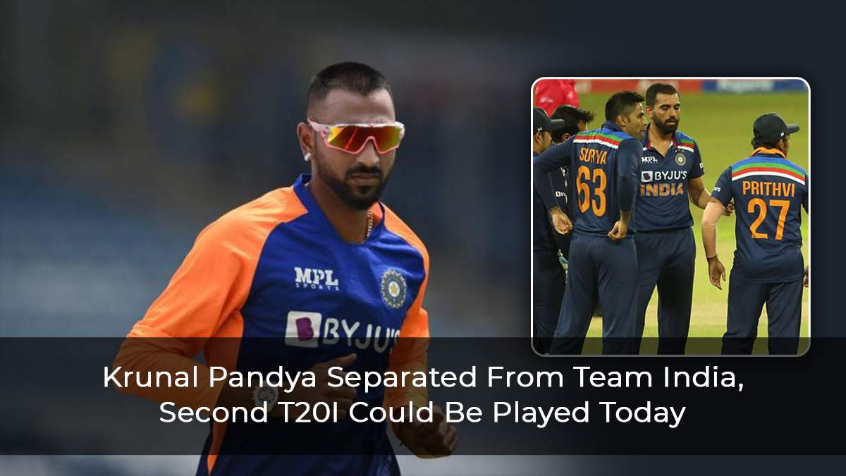 Krunal-Pandya-Separated-From-Team-India,-Second-T20I-Could-Be-Played-Today