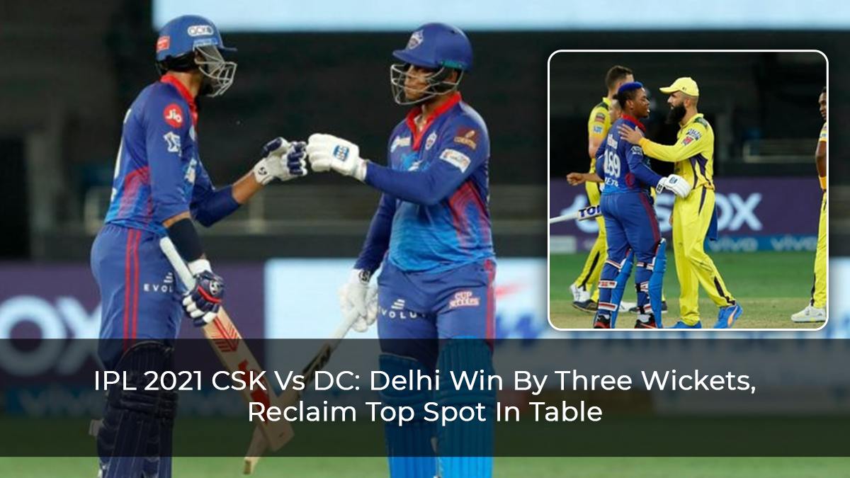 IPL-2021-CSK-Vs-DC--Delhi-Win-By-Three-Wickets,-Reclaim-Top-Spot-In-Table