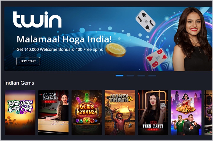 Twin Casino: Money Earning Games in India