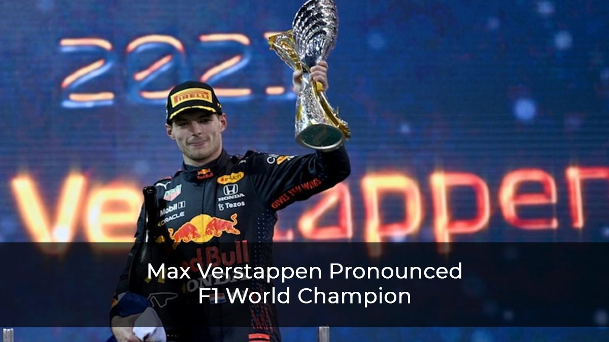 Max Verstappen Registers Epic Win Over Lewis Hamilton to Win F1 World Championship