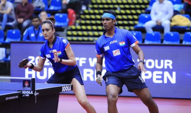 Sharath Kamal and Manika Batra