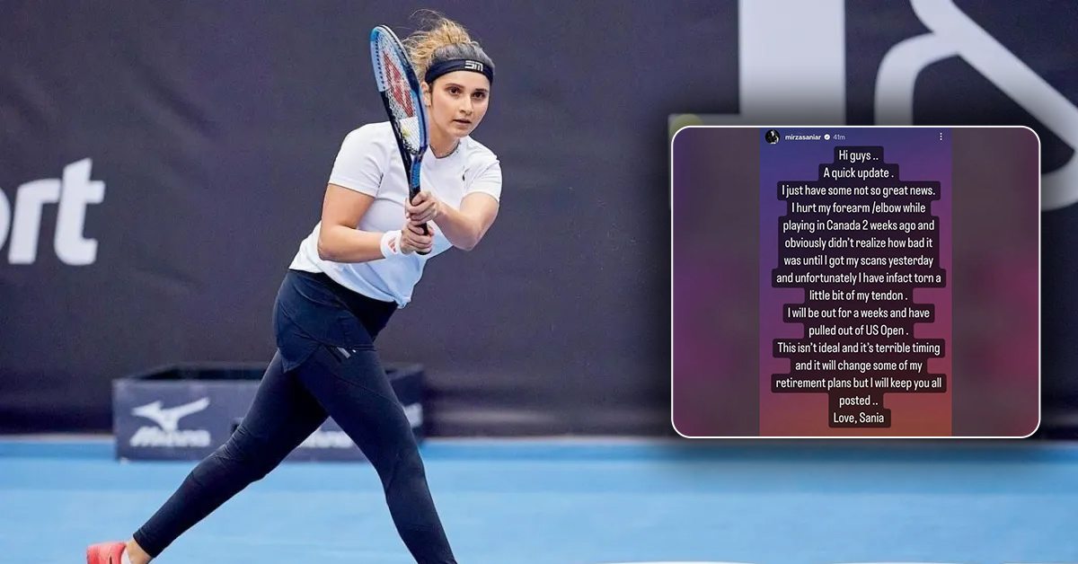 Sania Mirza Pulls Out Of US Open Due To Injury. Says It Will Alter Her Retirement Plans (1)