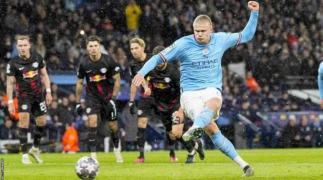 Haaland Scores 5 Goals In 35 Minutes As Man City Reach Champions Lerague Quarters