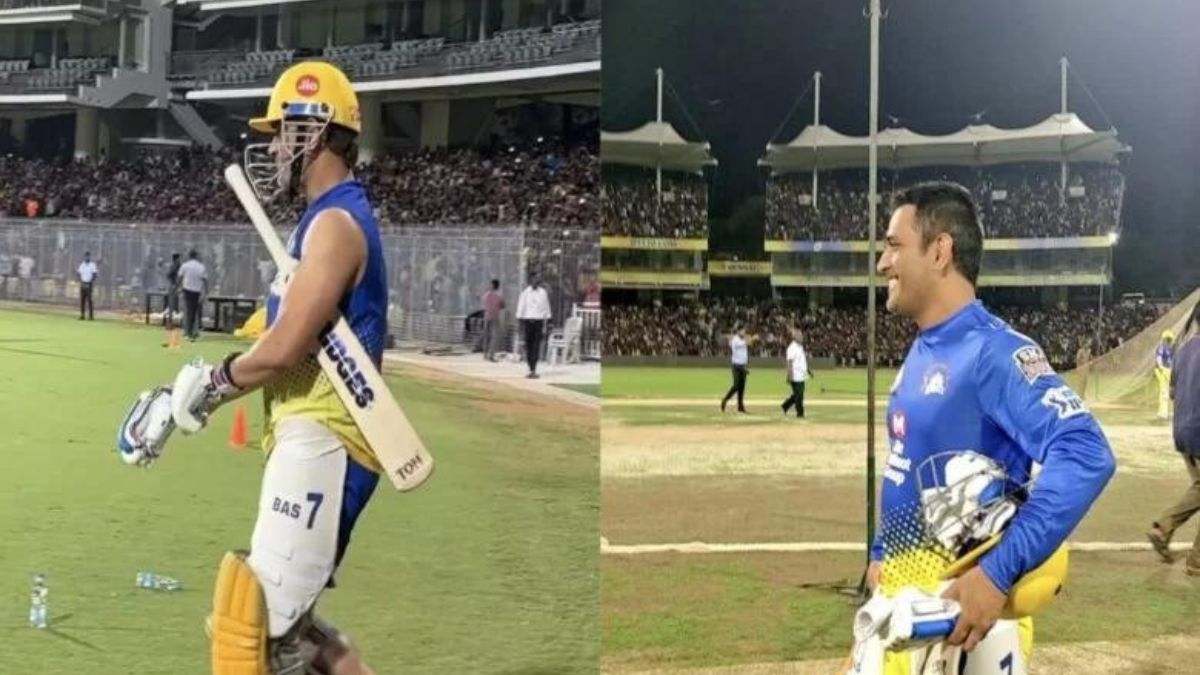 MS Dhoni Gets Huge Cheers At CSK's Chepauk Training Session Ahead Of IPL
