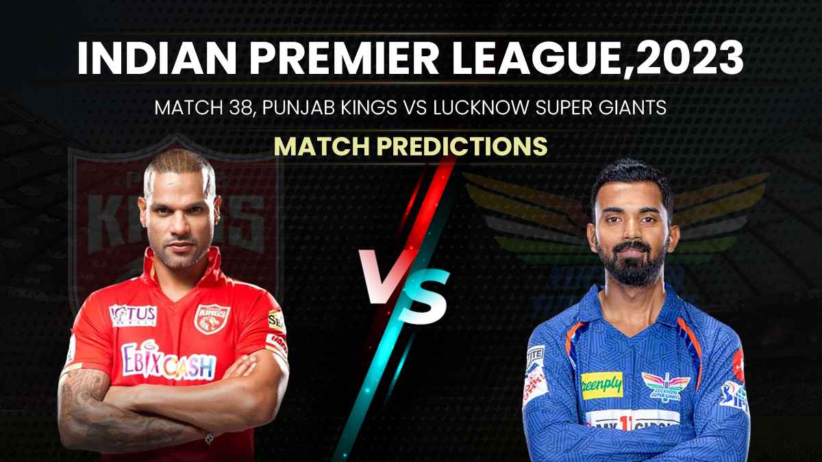 IPL 2023 PBKS To Face LSG, See Head-To-Head Stats And Match Prediction