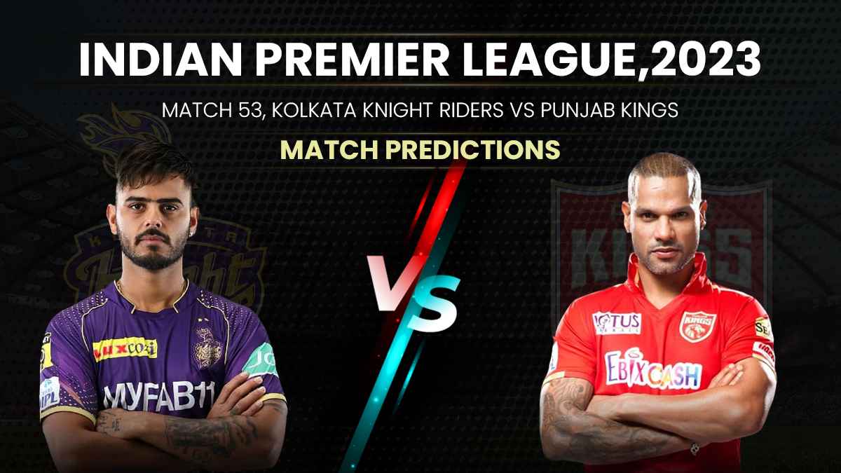 IPL 2023 KKR To Face PBKS, See Head-To-Head Stats And Match Prediction