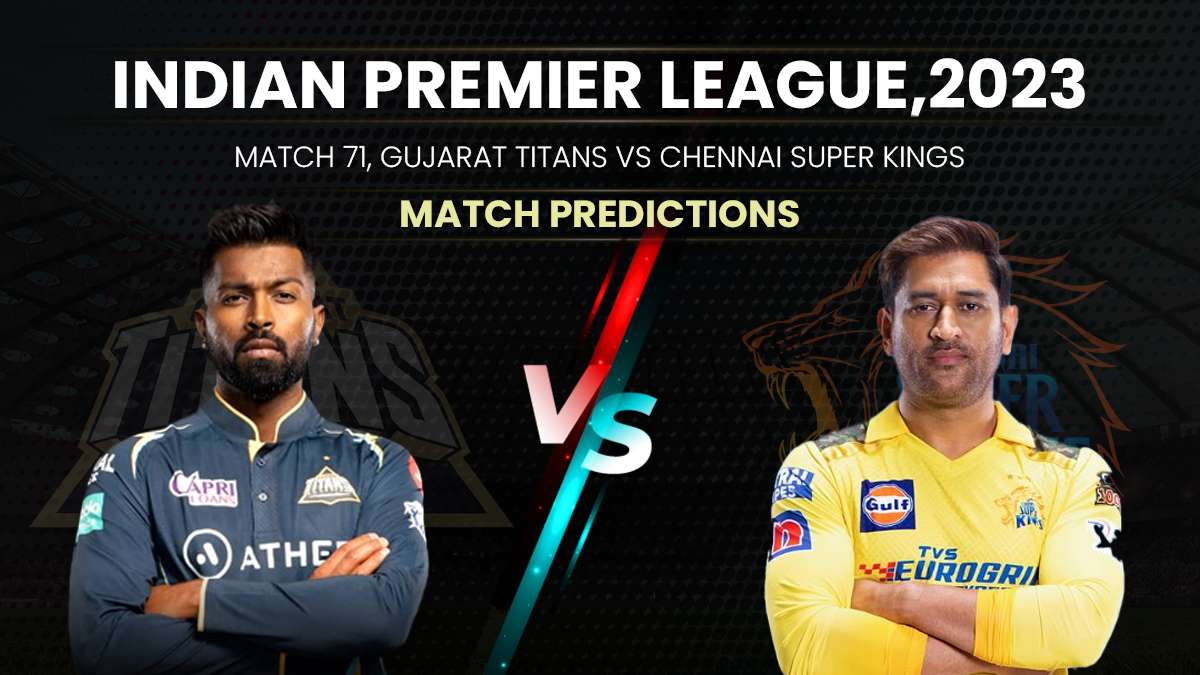 IPL 2023 Qualifier 1 GT To Face CSK, See Head-To-Head Stats And Match Prediction